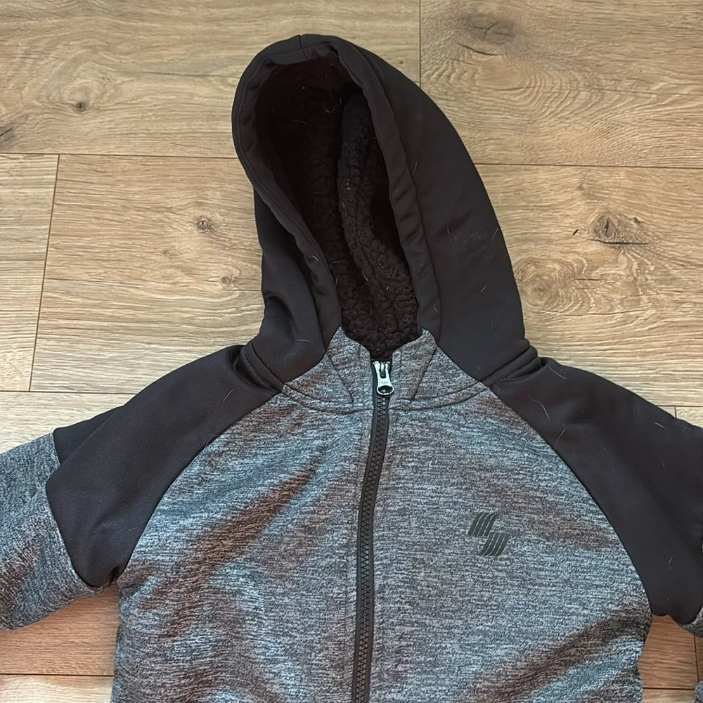 Children’s Place athletic Sherpa Hooded Sweatshirt